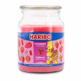 HARIBO Duftkerze im Glas Strawberry Happiness 100h Brenndauer 510g