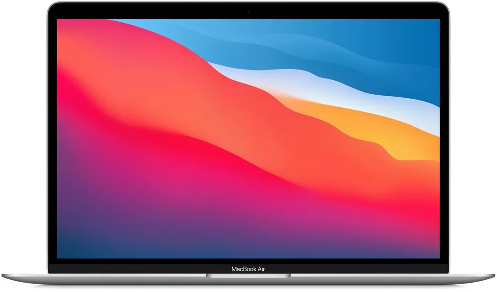 Apple MacBook Air (M1, 2020) MGN93D/A Silber Apple M1 Chip mit 7-Core GPU, 8GB RAM, 256GB SSD, macOS - 2020