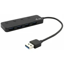 iTEC i-tec USB 3.0 Metal HUB 4 Port USB-A 5 GBit/s Schwarz I-TEC USB 3.0 4 Port