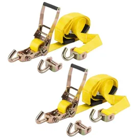 STAHLWERK Radsicherung TRS-50 ST 2er Set 3 m x 50 mm 2.250 kg Reifen-Ratschengurt