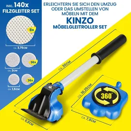 Kinzo Möbelroller 1200 kg 140x