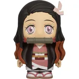 Monogram Nezuko Chibi Sparschwein, 20 cm, Rot/Weiß, PVC, 33 cm