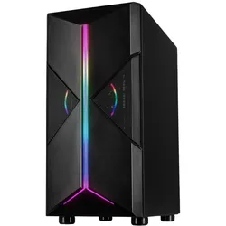 Inter-Tech IT-3306 Cavy - Tower Gaming - ATX - Seitenteil mit Fenster (Acryl)