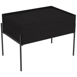 Vitra Waschtischunterschrank 1 Vollauszug 63 x 42 cm Schwarz-Eiche