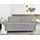 Bali Schlafsofa BALI "LINA, Dauerschlaffunktion, 140 u. 160 er Breiten", grau (hellgrau), B:234cm H:14cm, 100% PES, Sofas, Schlafsofa, durchgehender Lattenrost mit 6-facher Härtegradregulierung