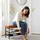 Relaxdays Schuhbank 80 x 50 x 30 cm braun / braun