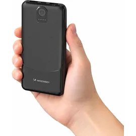 wozinsky Powerbank Wpower Wpbbk-2 10000mah Usb-a Usb-c - Schwarz