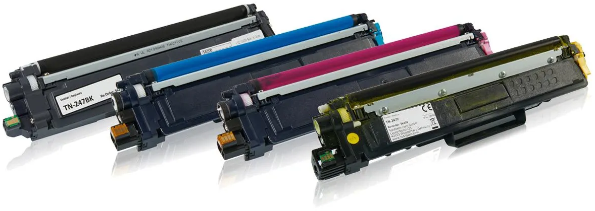 Brother TN-243 CMYK Toner schwarz cyan magenta yellow kompatibel