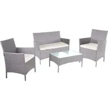 MCW Hamar Set 4-tlg. grau/creme