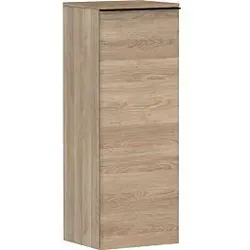 hansgrohe Xelu Q Halbhochschrank 54133670 370x400x1065mm, Türanschlag rechts, Eiche Natur, mattschwarz