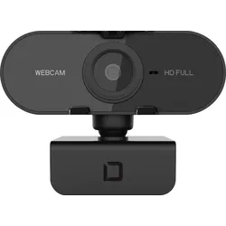 Dicota Webcam PRO Plus Full HD Full HD-Webcam 1920 x 1080 Pixel Klemm-Halterung