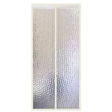 LIVEINU Wärmeschutzvorhang Magnet Thermo Türvorhang Fliegengitter Panel-Isolierung Thermovorhang Wasserdicht Winddicht Klimaanlage Fliegenvorhang für Balkontür Wohnzimmer 100x200cm Gelb