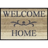 Wash+Dry Fußmatte Welcome Home beige 40x60 cm