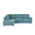 Betty Ecksofa Betty ¦ türkis/petrol ¦ Maße (cm): B: 265 H: 86 T: 207.0
