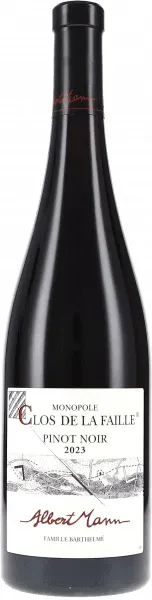 Pinot Noir Clos de la Faille AC Albert Mann 2023 BIO