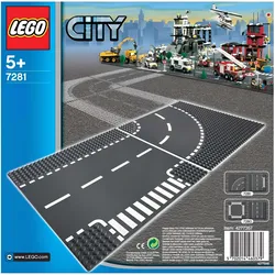 LEGO City 7281 - Kurve und T-Kreuzung