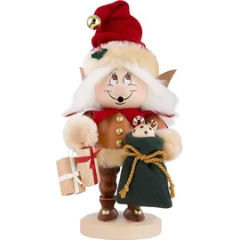 Christian Ulbricht Räuchermann Wichtel Weihnachtselfe 31,5 cm beige