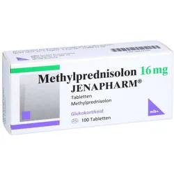 METHYLPREDNISOLON 16 mg Jenapharm Tabletten 100 St