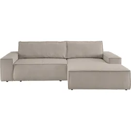 OTTO home Eckcouch Cord 2-Sitzer Grau