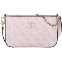 GUESS Henkeltasche Noelle Mini Top Zip Shoulder Bag orchid logo