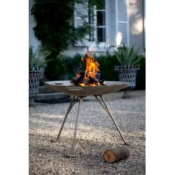Feuerschale Lotus - Guss Aluminium 76 cm hoch