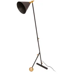 KAYOOM Stehlampe "Stehlampe Celeste 225", gold (schwarz, gold), H: 144cm, Lampen, harmonisch, modern, vielseitig kombinierbar