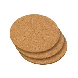 KESPER Untersetzer 3er, Kork, 26 cm, Braun