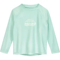 Playshoes Unisex Kinder Langarmshirt Rash-Guard-Shirt, Lang Surf-Bus, 62-68