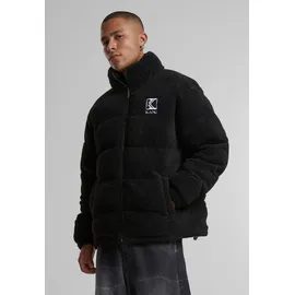 Karl Kani RETRO TEDDY PUFFER JACKET - schwarz, - M
