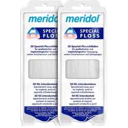 2x Meridol special Floss 2x1 St Zahnseide