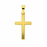 Kettenanhänger ADELIA ́S "Kreuzanhänger 333 Gold ( 8K )", gold, Schmuckanhänger, Damen, Gold, Kettenanhänger, Goldanhänger Kreuz