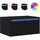 vidaXL Hängenachtschrank mit LED-Leuchten 4360 x 0 x 1290 cm Schwarz Eichen-Optik