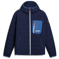 Napapijri Jacke 'HURON', - Blau,Rot,Weiß,Dunkelblau - XL