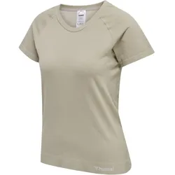 hummel hmlMT FLOW Seamless Funktionsshirt Damen chateau gray L