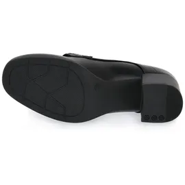 Jana Damen Trotteur mit Blockabsatz Vegan, Schwarz 39 EU