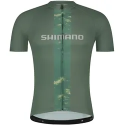 Fahrrad-Kurzarmtrikot LOGO,  grün