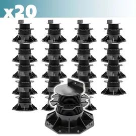 XPOtool Stelzlager Set 20x 60-138 cm grau
