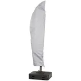 mehr Garten Abdeckung für Ampelschirm Gestell Gebogen 270 x 40/84/60 cm Kunststoff Grau