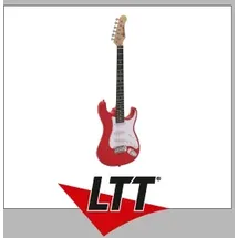 Dimavery J-400 E-Gitarre ST rot, 3/4
