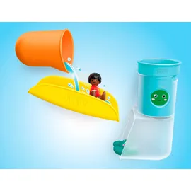 Playmobil Junior Aqua Wasserfalltank mit Rutsche 71775
