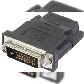 Renkforce RF-4212228 HDMI / DVI Adapter [1x HDMI-Buchse - 1x DVI-Stecker 24+1pol.] Schwarz
