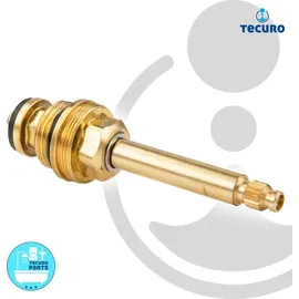 tecuro Ventil Oberteil 1/2 Zoll, für Unterputz-ventile - Messing blank