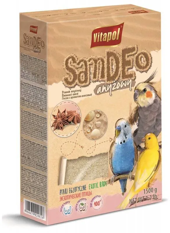 VITAPOL Sand für Vögel mit Anis 1,5 kg (Rabatt für Stammkunden 3%)