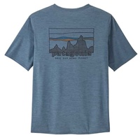 Patagonia Cap Cool Daily Graphic Herren T-Shirt (Blau S