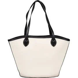 Valentino Covent Shopper Baumwolle Naturale/Nero