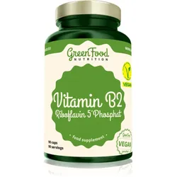 GreenFood Nutrition Vitamin B2 Riboflavin 5'Phosphat Kapseln mit Vitaminen 90 KAP