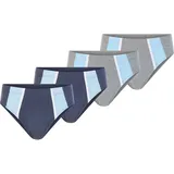 Babista Sportslip QUARION blau M 4er Pack