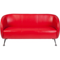 HJH Office Mid.you 3-Sitzer-Sofa, rot