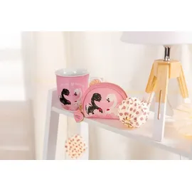 NICI Mäppchen Love Schwan mit Schlüsselring, Green