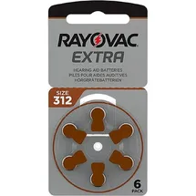 Rayovac Extra Advanced 312 PR41 6 St